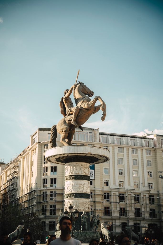 Warrior
on a Horse - North Macedonia Travel Guide 