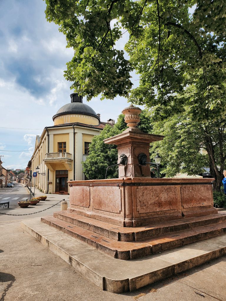 The Four Lions Fountain Sremski Karlovci Best Day Trips from Belgrade
